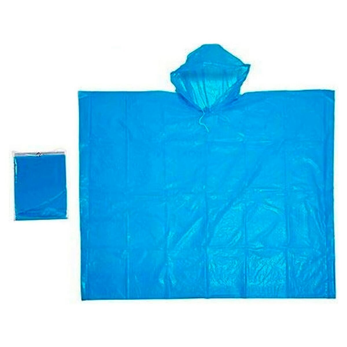 Waterproof Poncho with Hood 110 x 87 cm Children's